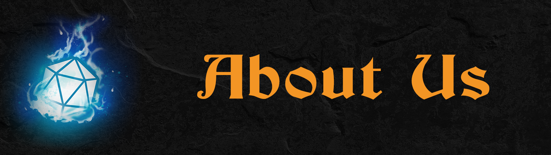 Final design for one of the Twitch Panels, here the About Us panel. Made by Yara Prins.